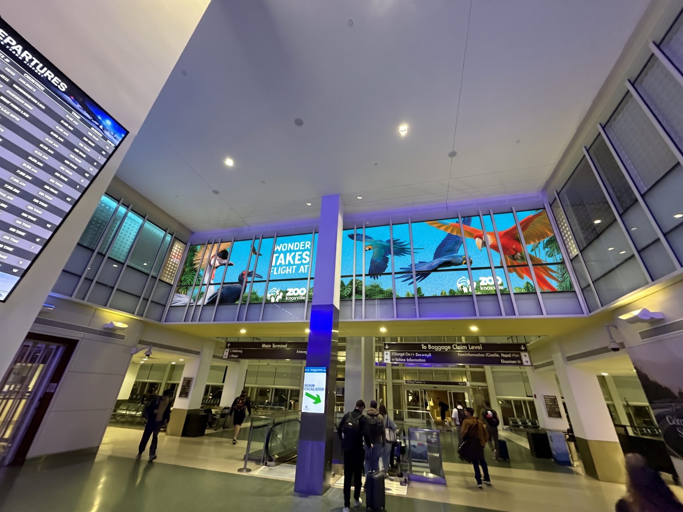 Your Ticket to Wonder: Installed above the main terminal