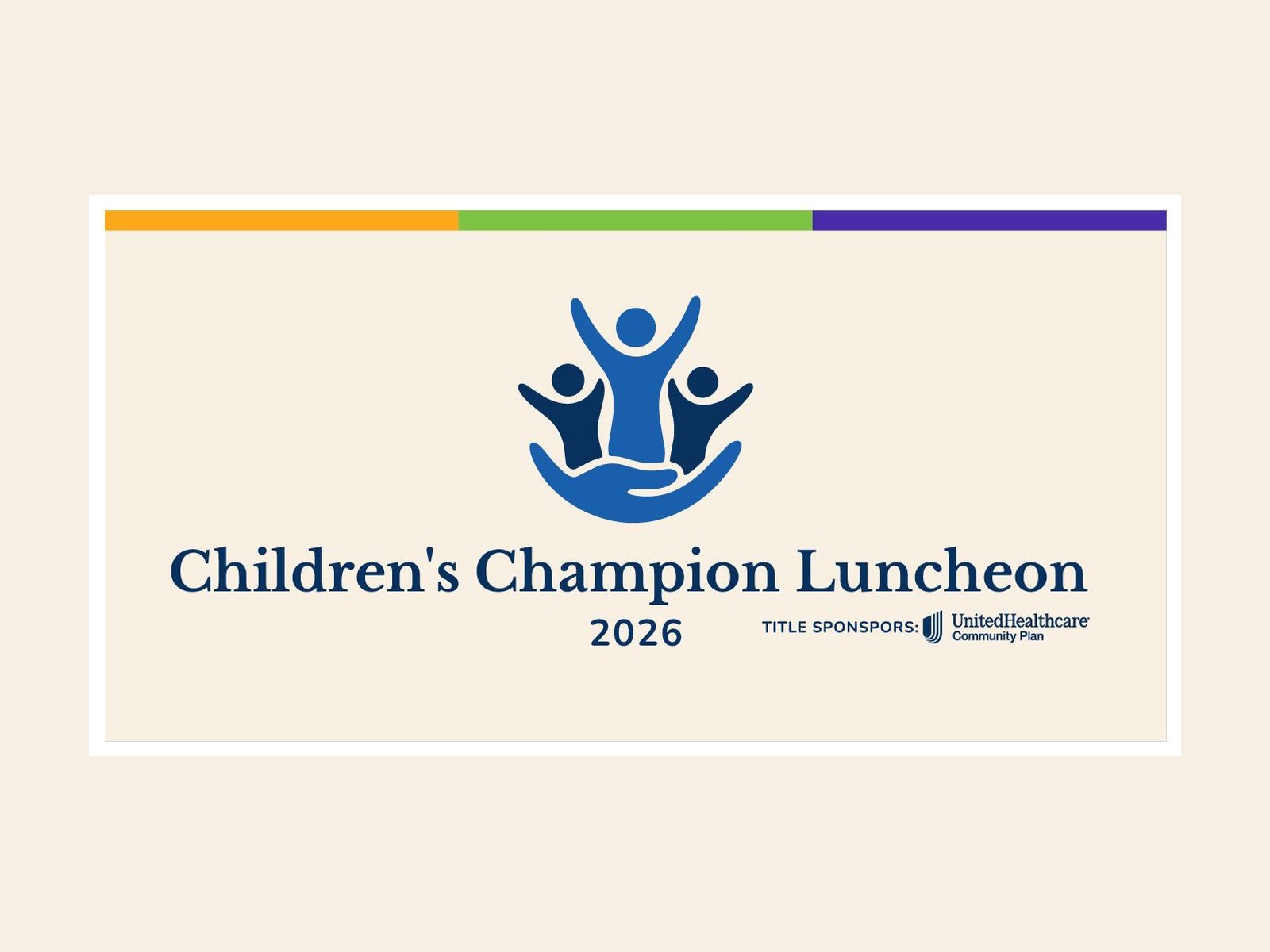 Children's Champion Luncheon: Brand Identity & Event Collateral